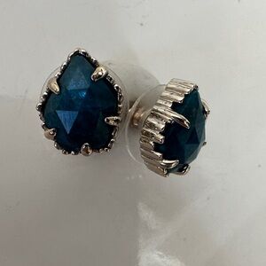 Kendra Scott blue stud gemstone earrings